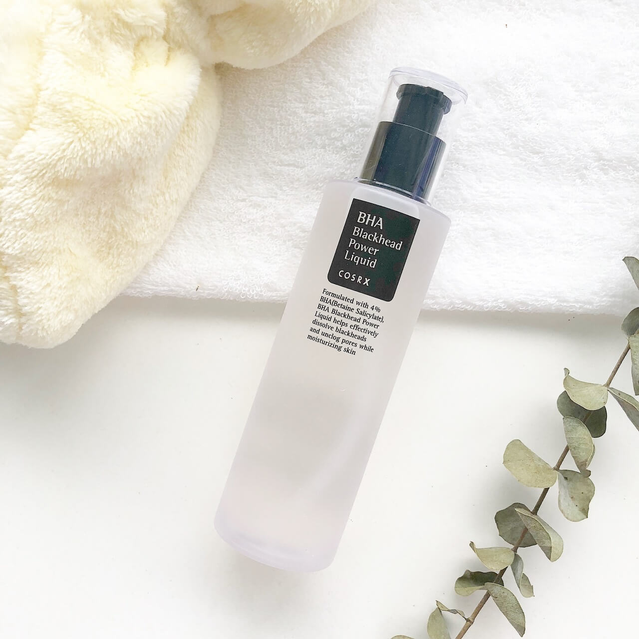 Cosrx BHA Blackhead  Power Liquid 100 ml.  ลดความมันส่วนเกิน เสริมสร้างเกราะป้องปกป้องผิวให้ผิวแข็งแรง รูขุมขนดูกระชับ และยังช่วยกักเก็บความชุ่มชื้น ไม่ทำให้ผิวแห้งตึงหลังใช้ สัมผัสผิวดูกระจ่างใสเรียบเนียนขึ้นอย่างเป็นธรรมชาติ