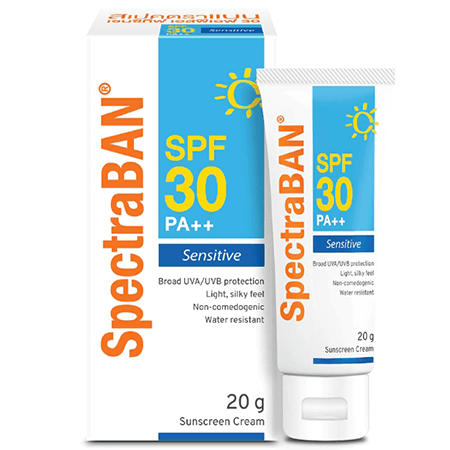 Spectraban,Spectraban Cream Sensitive SPF30PA++,ครีมกันแดด,ครีมกันแดดผิวหน้า,กันแดดผิวกาย,กันแดดหน้า,กันแดดตัว